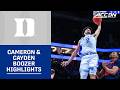 Duke's Cameron Boozer & Cayden Boozer ACC Championship Game Highlights
