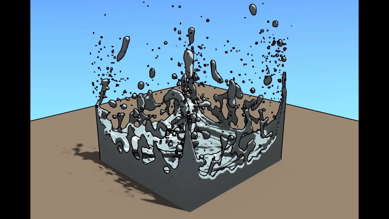 [blender] post processing water test - YouTube