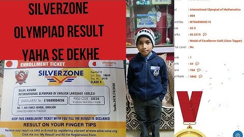Silverzone olympiad result # silverzone olympiad result yaha se dekhe @SilverZoneOlympiads