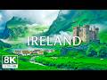 Ireland 8K | A Hidden Celtic Dream – Rolling Meadows, Stone Castles &amp; Misty Shores