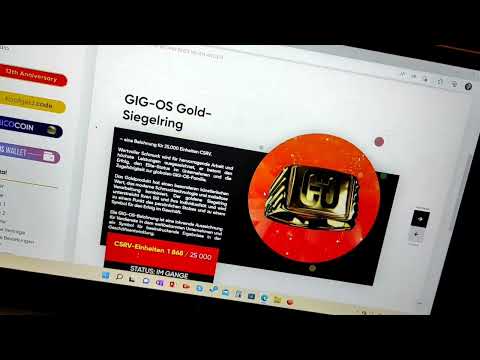 Prämien der Firma Global Intergold / GIG-OS Platform /Uhr ⌚LEADER