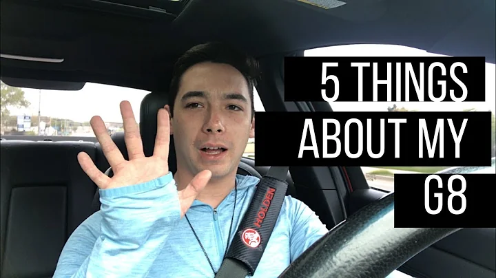 5 Things I love about my daily driven 400hp G8