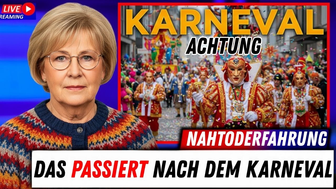 Frau STIRBT, sieht JESUS und kehrt mit DRINGENDER WARNUNG über DEUTSCHLAND nach Karneval zurück
