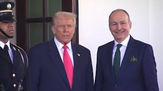 President Trump welcomes Irish PM at the White House | VOA News
U.S. President Donald Trump welcomed Irish Prime Minister Micheál Martin to the White House on Wednesday, with Trumps trade policies and the conflict in Gaza possible topics of conversation.
https://www.voanews.com/a/irish-pm-visits-white-house-amid-divisions-on-economy-ukraine-gaza/8007713.html
» Subscribe to VOA News: https://bit.ly/3KIPysi
» Watch more VOA News video: https://www.youtube.com/c/VOANews
Voice of America (VOA) is the largest U.S. international broadcaster, providing news and information in nearly 50 languages to an estimated weekly audience of more than 354 million people. VOA produces content for digital, television, and radio platforms. It is easily accessed via your mobile phone and on social media. It is also distributed by satellite, cable, FM and MW, and is carried on a network of more than 3,500 affiliate stations.
Since its creation in 1942, Voice of America has been committed to providing comprehensive coverage of the news and telling audiences the truth. Through World War II, the Cold War, the fight against global terrorism, and the struggle for freedom around the globe today, VOA exemplifies the principles of a free press.
Connect with VOA News:
» VISIT OUR WEBSITE: https://www.voanews.com
» LIKE OUR FACEBOOK PAGE: https://www.facebook.com/voanews
» FOLLOW US ON INSTAGRAM: https://www.instagram.com/voanews
» FOLLOW US ON TWITTER: https://twitter.com/VOANews
» FOLLOW US ON THREADS: https://www.threads.net/@voanews
#news #voanews #trump #ireland President Trump welcomes Irish PM at the White House | VOA News