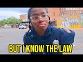 Guy Schools Uneducated Female Cop