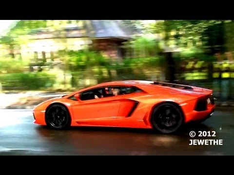 Lamborghini Aventador Sound! Accelerating Fast! - Droomrit Voor Het Leven 2012 (1080p Full HD)