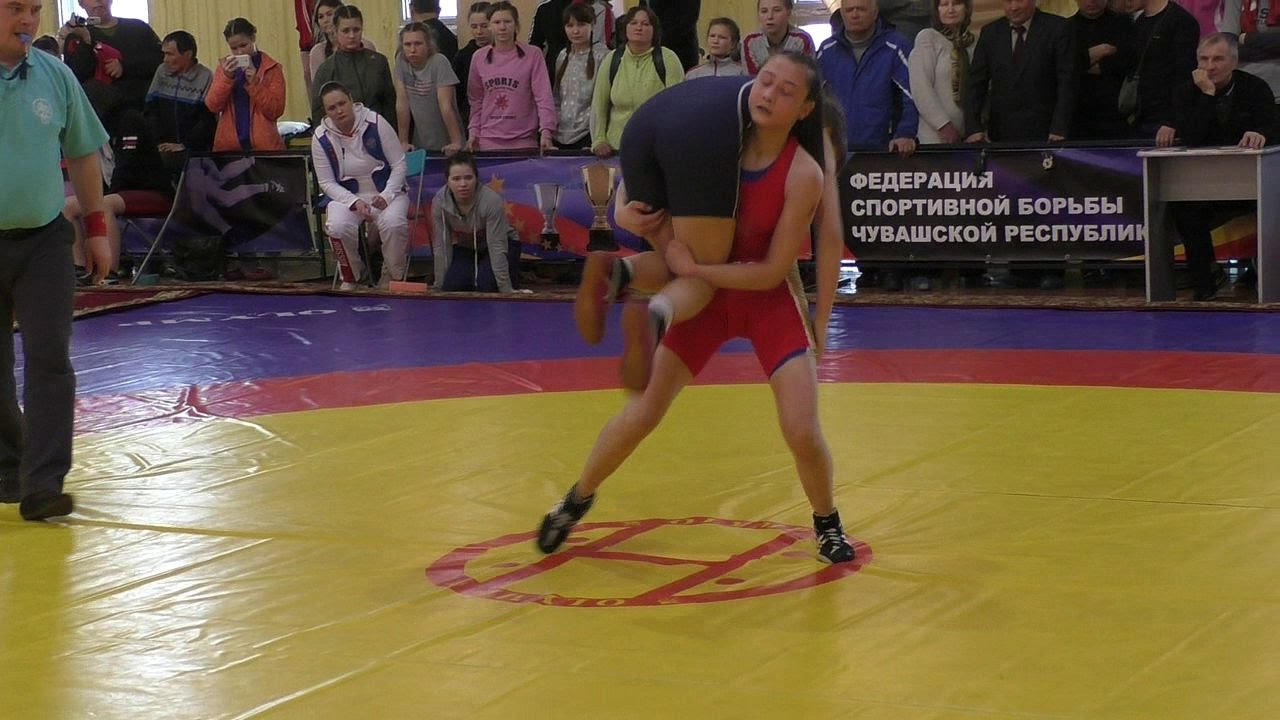 Первенство ПФО по вольной борьбе среди девушек 1999 -2000г.р. Чувашия, 17.03.2016.