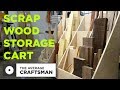 Scrap Wood Storage Cart Scrap Wood Storage Cart