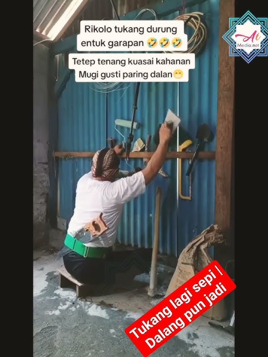 Pertukangan lagi Sepi | Dalang pun jadi 🤣🤣 #lucu #dalangviral #tukang #humor