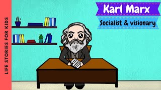 KARL MARX - FAMOUS VISIONARY | Founding father of social science | Fun biography for kids