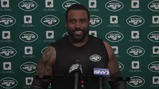 "That's What It's All About, A Mentality" | Duane Brown Media Availability | The New York Jets | NFL