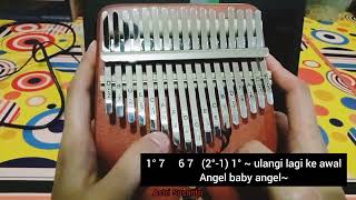 Angel Baby - troy sivan (reff) | Kalimba Cover by Astri Susantri #tutorial