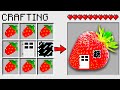 HOW TO CRAFT a STRAWBERRY HOUSE in MINECRAFT? SECRET RECIPE *WoW*