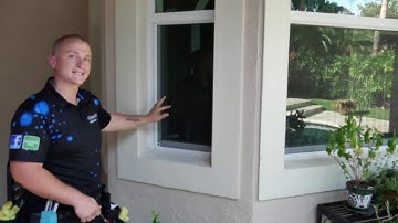 Removing and cleaning window screens