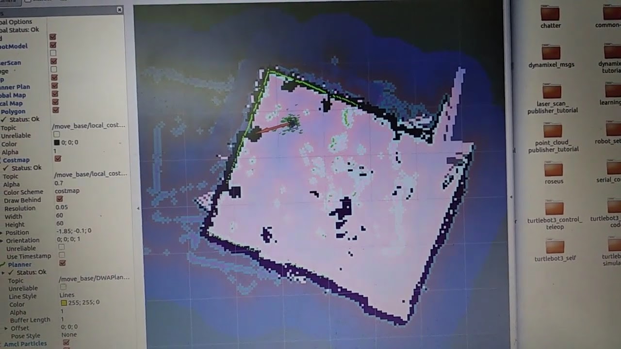 TurtleBot3 Navigation Working - YouTube