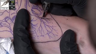 Guarded heart - Tattoo time lapse