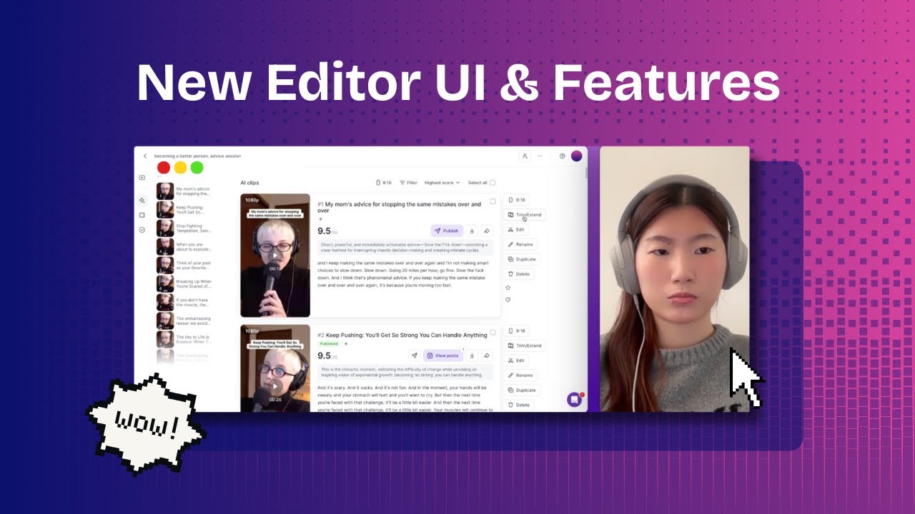 Vizard's New Editor UI and Features | Product Updates and Announcements ...