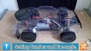 Wltoys 144001 124019 Toe in/out and Camber setting and explanation why.