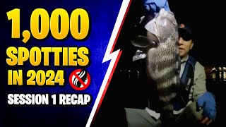 1000 SPOTTIES IN 2024 (SESSION 1 RECAP) | San Diego Kayak Fishing