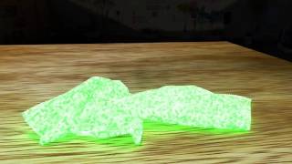 Glow In The Dark Molecular Cloth Blender 2.77