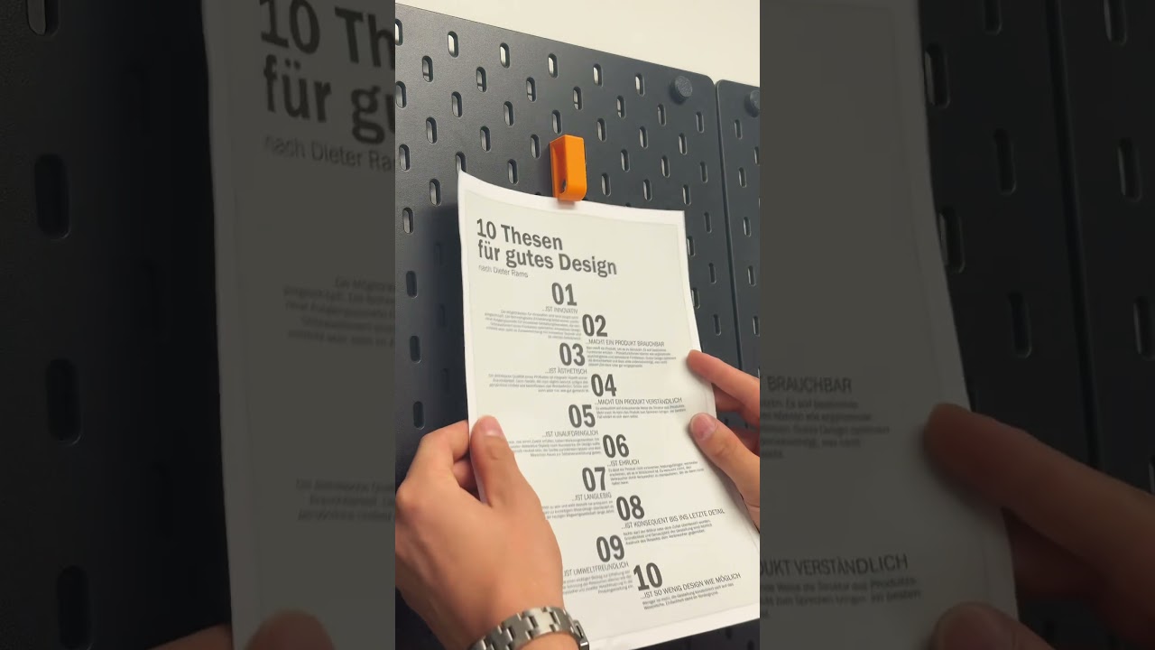 3D Printed DIN A4 Paper Holder 📄✨