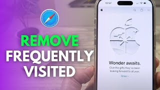 How To Remove Frequently Visited On Safari iPhone
