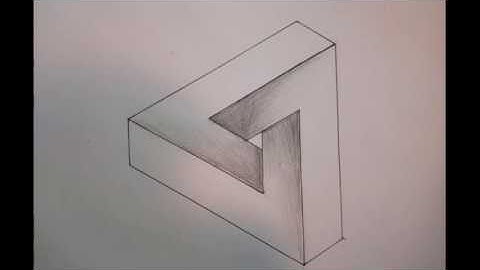 How to Draw an Optical Illusion Triangle the Easy Way