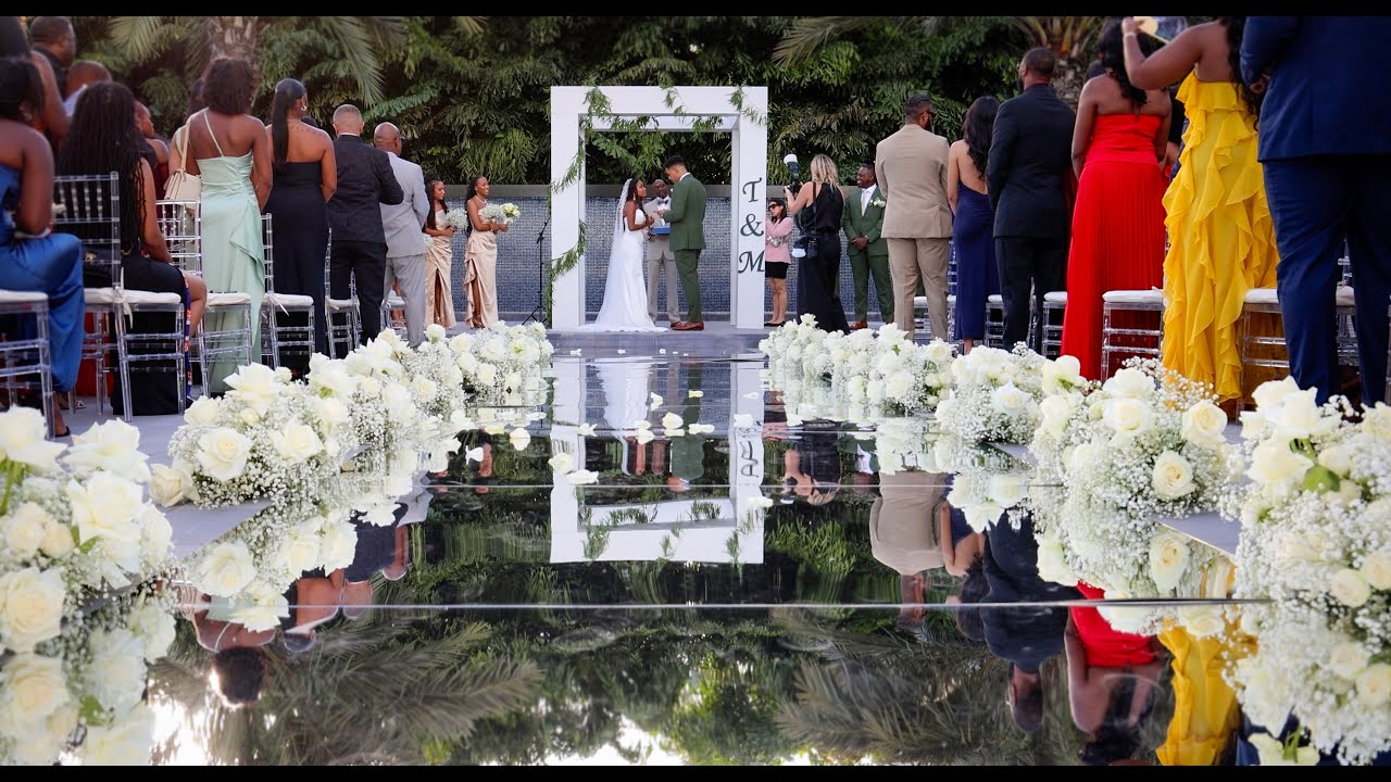 Stunning Miami Wedding at The Glass Venue | Terrence & Morgan