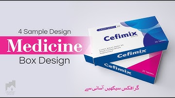 Coreldraw Tutorial | Product Medicine Box Design in Coreldraw ||  #Graphic House