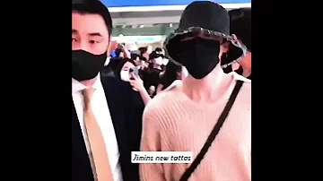 Bts Jimin S 2022 New Tattos Bts Btsarmy Jimin 