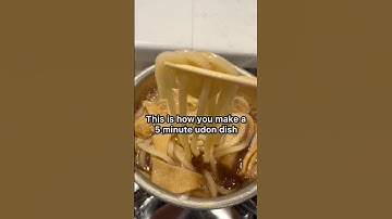 FASTEST udon EVER! #easyrecipe #easy #fyp #shorts #viral