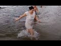 Купание на Крещение 2022 в проруби Киев | Bathing at Epiphany 2022 in the hole in Kiev