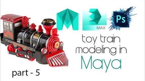 toytrain modeling in maya part-5