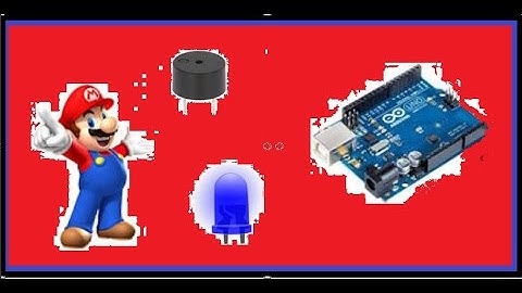how to make a super mario song with buzzer , led and arduino