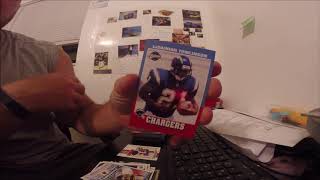 Opening a 2001 Upper Deck Vintage Football box.  Drew Brees Rookie and a 1:144 card!