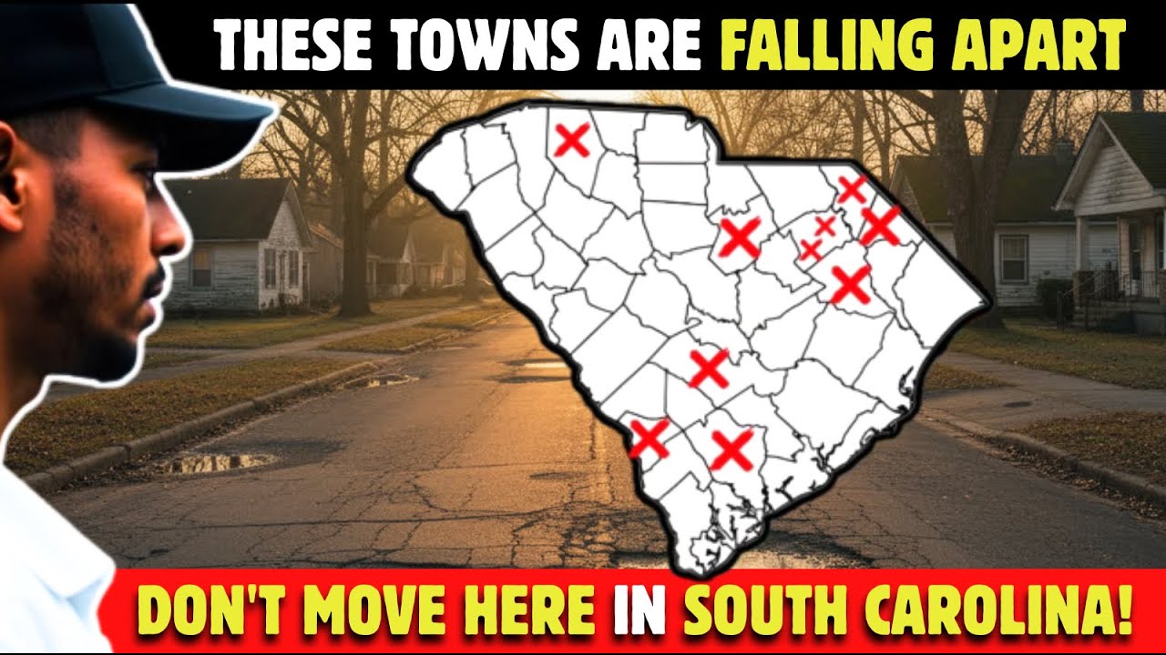 Top 10 Worst Towns to Live in South Carolina Right Now | Places You Should NEVER Move To