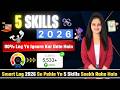 5 Skills to Learn in 2026 | 😱 Smart Log 2026 Se Pehle Ye 5 Skills Seekh Rahe Hain