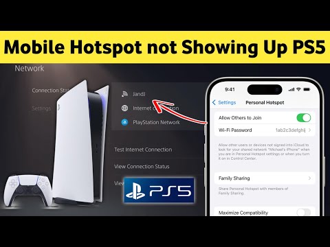 Fix Mobile Hotspot not showing on PS5 - Android & iOS