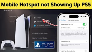Fix Mobile Hotspot not showing on PS5 - Android & iOS screenshot 3