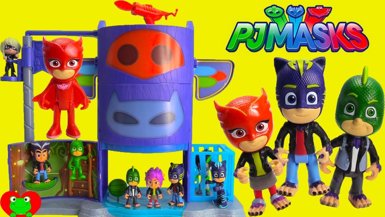 PJ Masks Defends Mission Control Headquarters Catboy, Gekko, Owlette