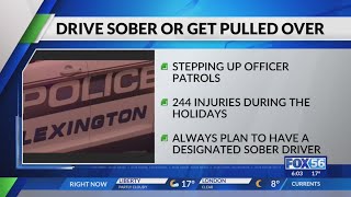 Lexington police ask drivers to drive sober this holiday season