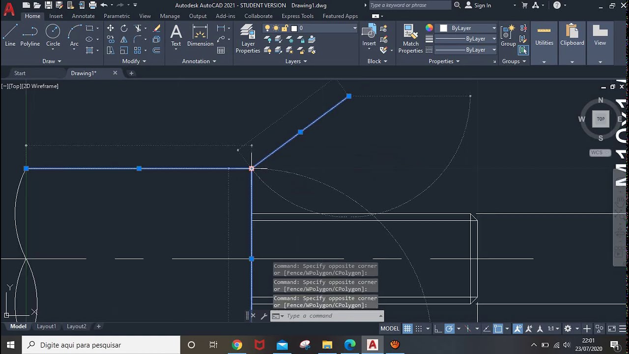 AutoCAD - Comandos Iniciais - Object Snap - YouTube