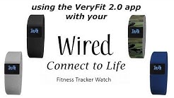 Wired Fitness Tracker with the VeryFit 2.0 app