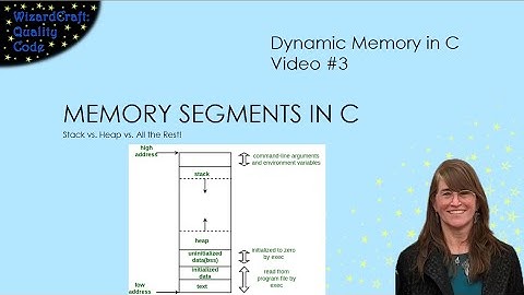 Memory Segments in C (Dynamic Memory - Video #3)