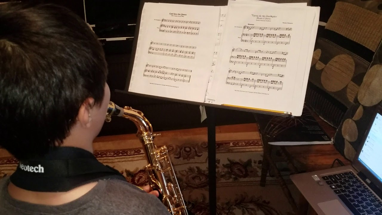 BRITISH NATIONAL ANTHEM GOD SAVE THE QUEEN ALTO SAXOPHONE YouTube