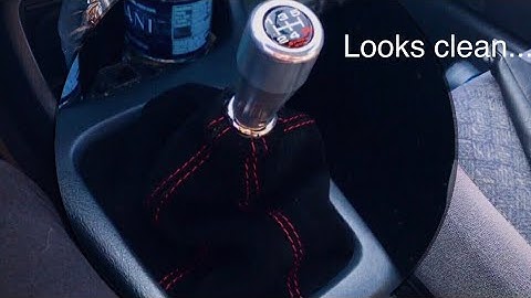 Shift Boot Replacement / Install + Shift Knob