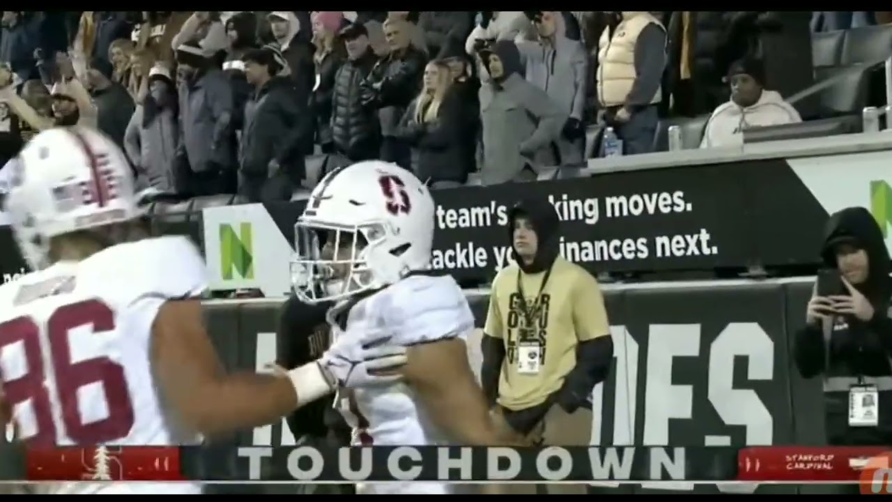 Bryce Farrell Has Another TD For Stanford!!! Colorado Vs Stanford