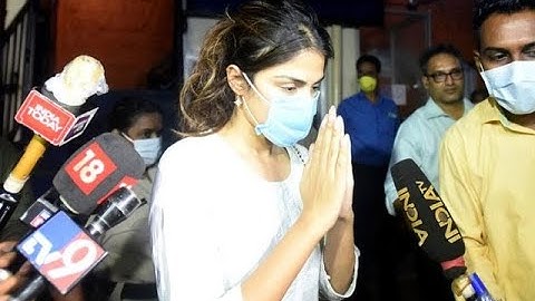 Rhea reaches ED office after her request to postpone recording of statement gets rejected