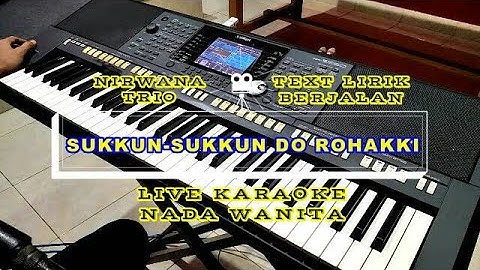 SUKKUN-SUKKUN DO ROHAKKI - NIRWANA TRIO || KARAOKE WANITA