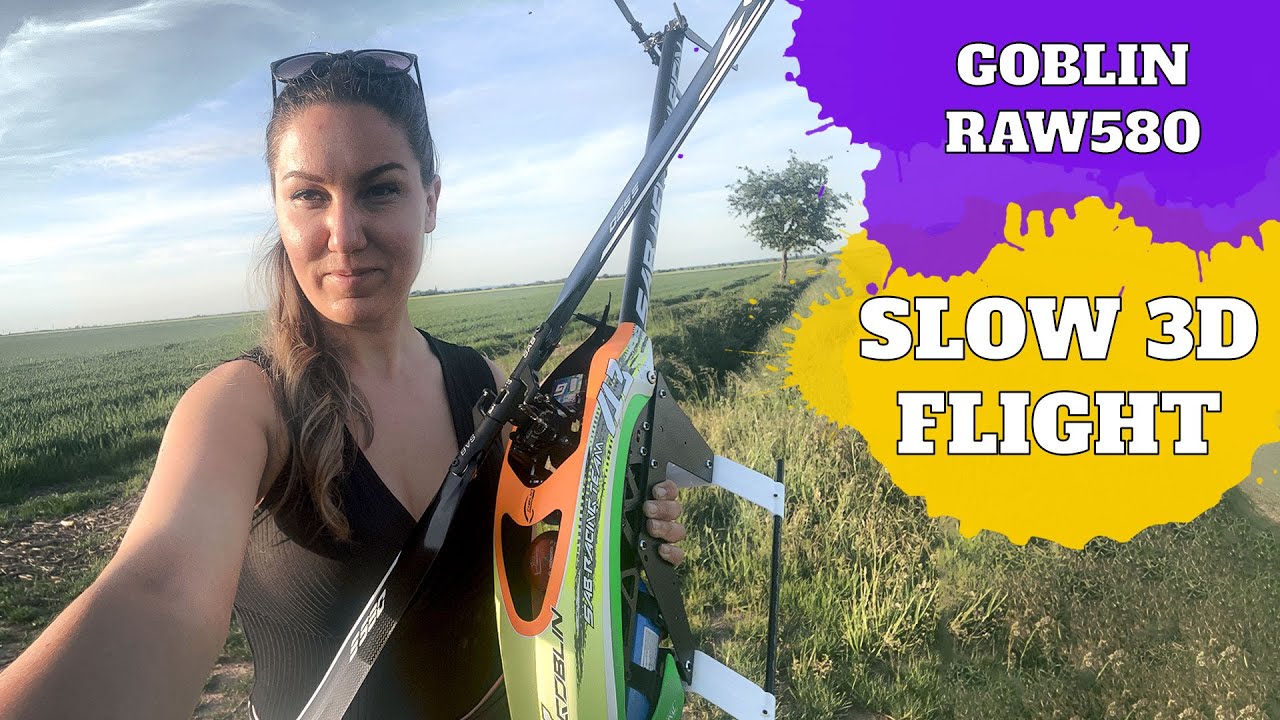 Flight video // Goblin RAW580 // Slow 3D
